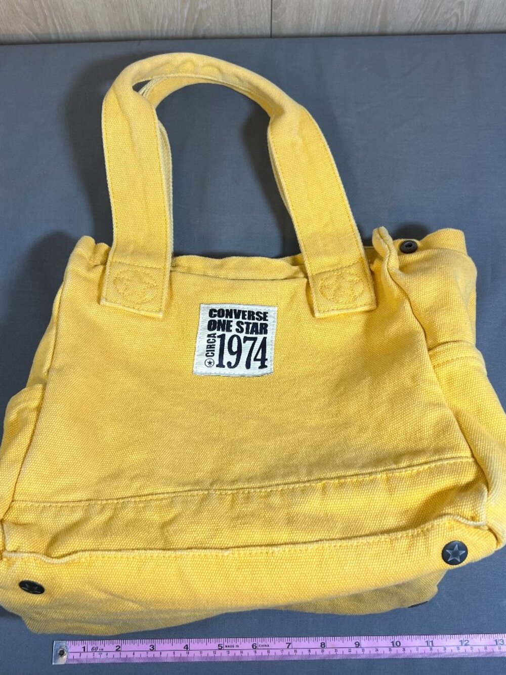 Converse One Star Circa 1974 Canvas Mini Tote - Mustard Yellow - Good